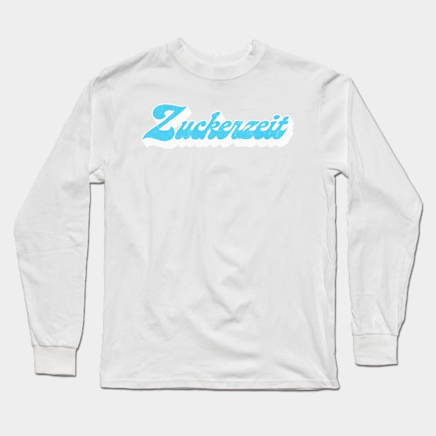 Zuckerzeit ∆∆∆∆ Krautrock Fan Design Long Sleeve T-Shirt by CultOfRomance